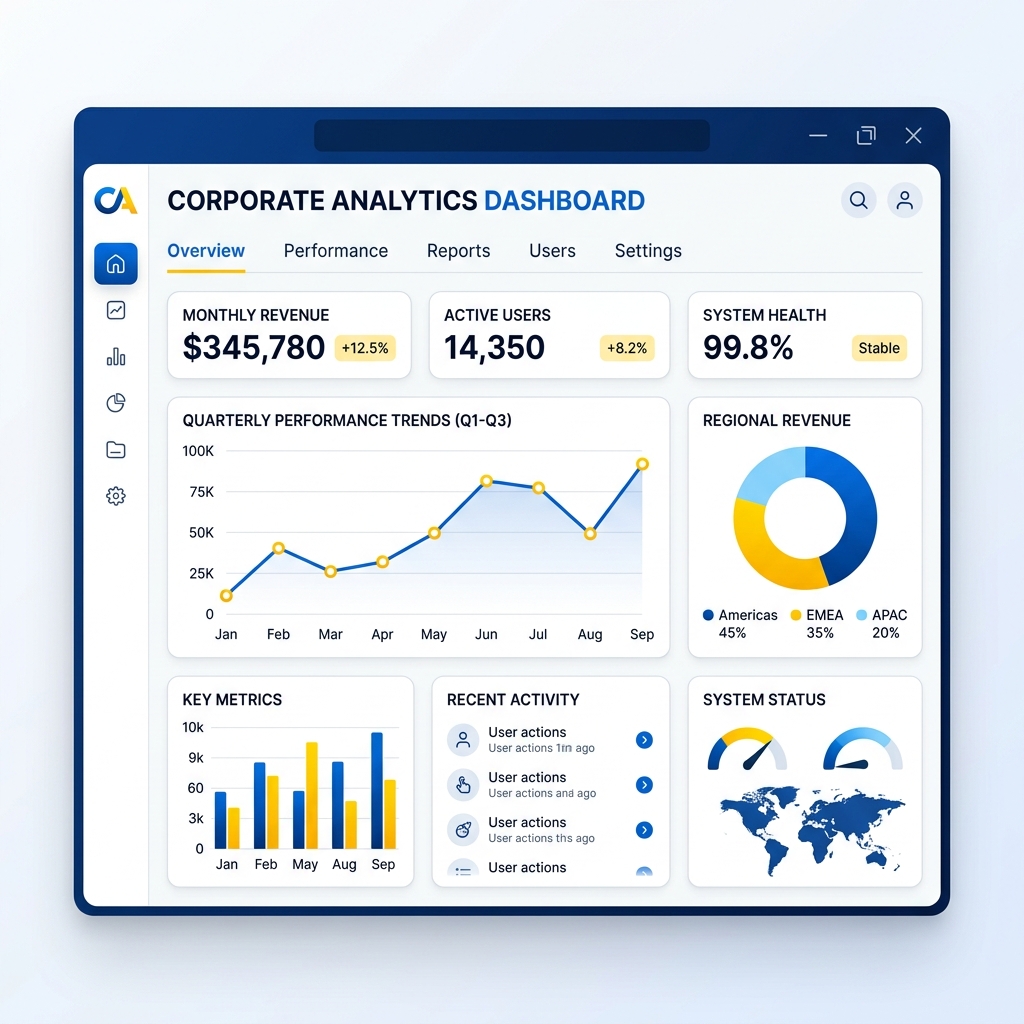 Logistics management dashboard screenshot
